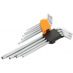 SET   9 LLAVES LARGAS TORX T10-T50