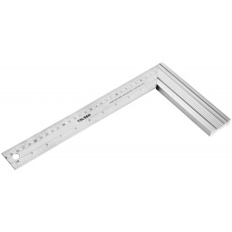 ESCUADRA TOLSEN DE ALUMINIO 25 cm REFORZ. REGLA