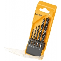 SET MECHAS TOLSEN P/MADERA 5 Pcs 4-5-6-8-10 mm